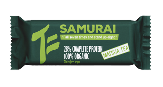 TE MATCHA SAMURAI THE RAW BARBARIAN BAR PROTEINA