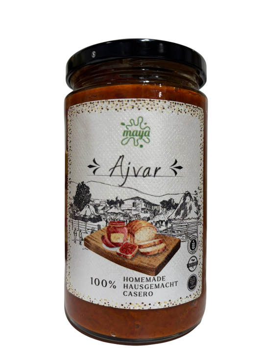 Ajvar-Crema para untar de pimiendo asado