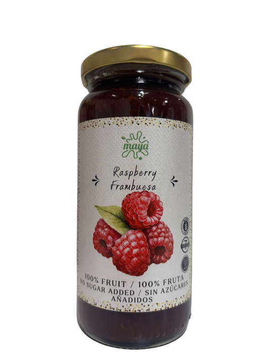Mermelada de Frambuesa SIN GLUTEN ,VEGAN, SIN AZUCAR Maya