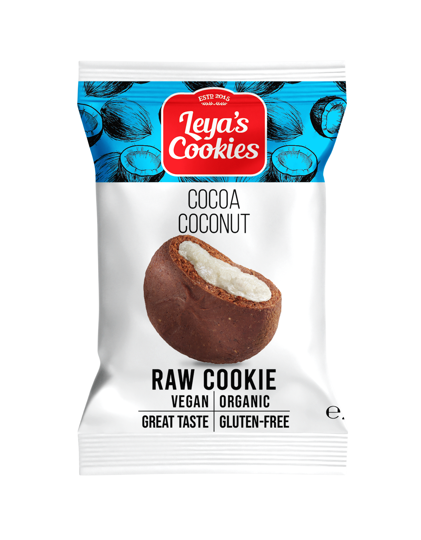 LEYA´S RAW COOKIES COCO Y CACAO