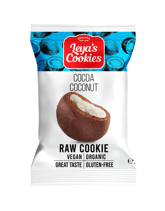 LEYA´S RAW COOKIES COCO Y CACAO