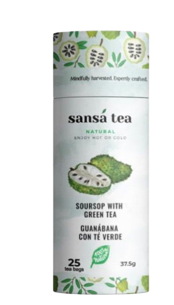 Té verde con guanábana