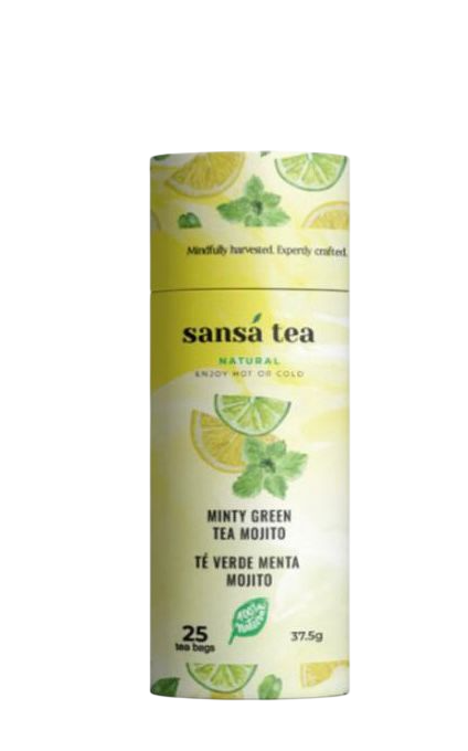 Té verde con menta estilo mojito 100% natural