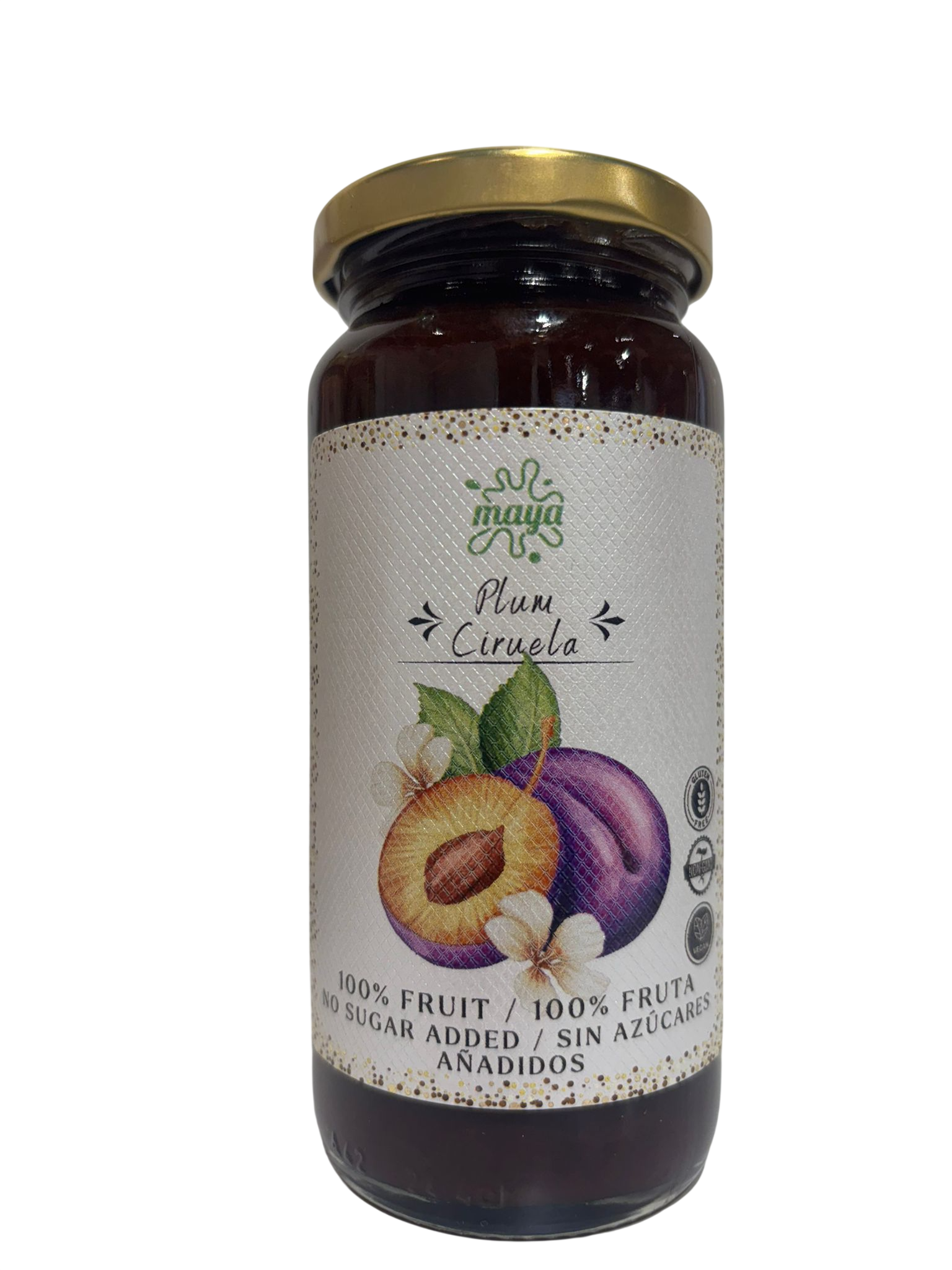 Mermelada de Ciruela SIN GLUTEN ,VEGAN, SIN AZUCAR Maya