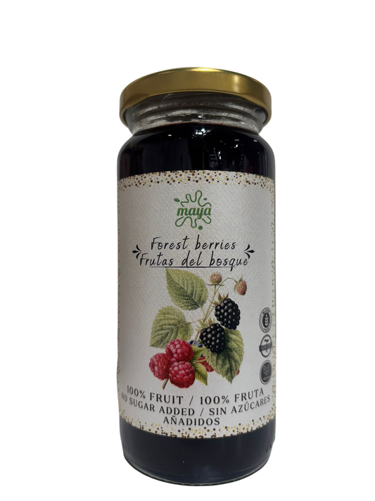 Mermelada de Frutas del Bosque SIN GLUTEN ,VEGAN, SIN AZUCAR Maya
