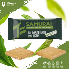 TE MATCHA SAMURAI THE RAW BARBARIAN BAR PROTEINA