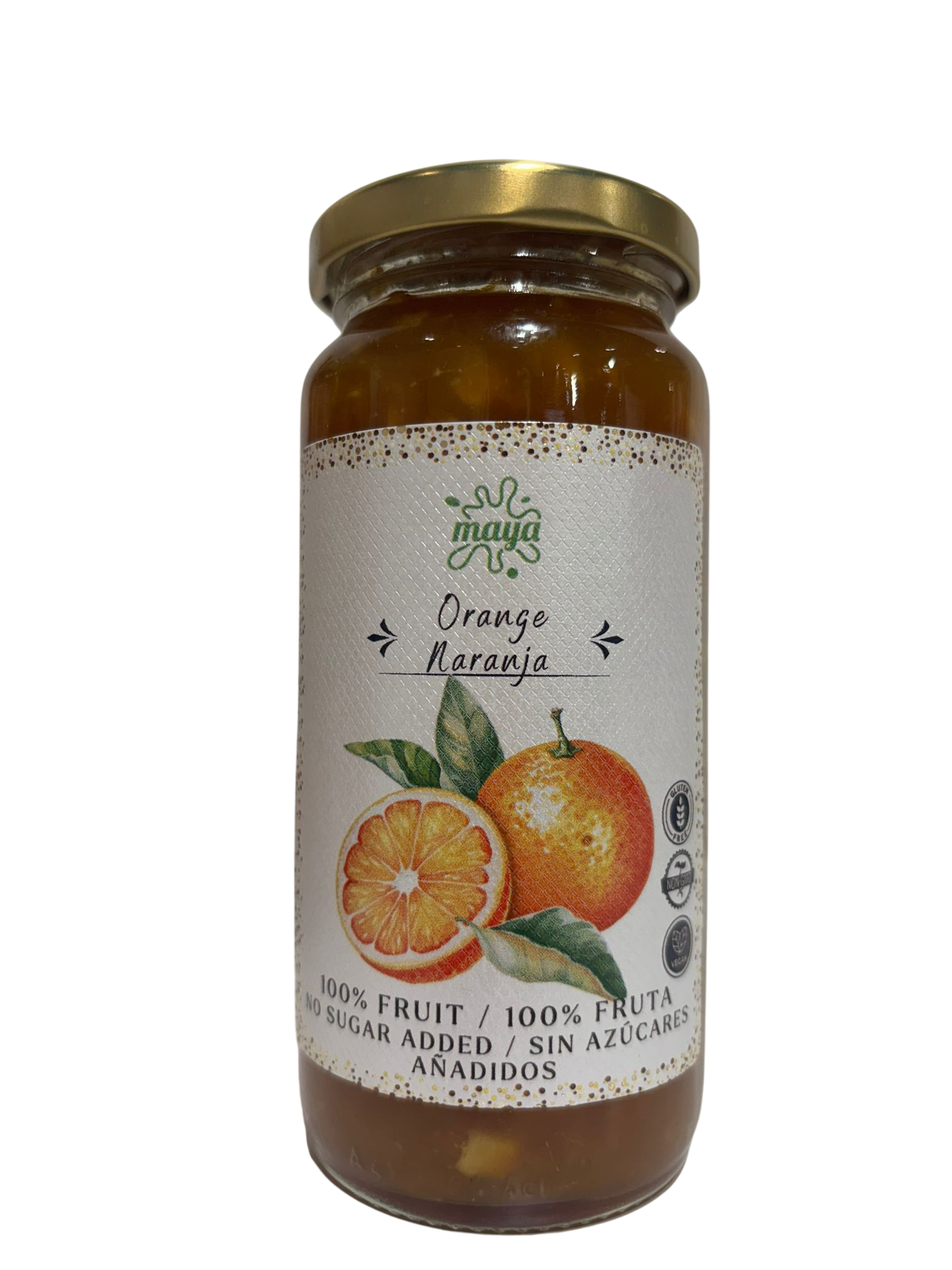 Mermelada de Naranja SIN GLUTEN ,VEGAN, SIN AZUCAR Maya